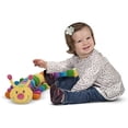thumbnail image 2 of Melissa & Doug Longfellow Caterpillar - Rainbow-Colored Stuffed Animal With 32 Floppy Feet (over 2 feet long), 2 of 3