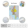 thumbnail image 2 of Myanmar Map Posters Picture Print Canvas Poster Wall Paint Art Posters Decor Modern Home Artworks Gift 24x36inch(60x90cm), 2 of 6