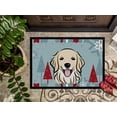 thumbnail image 3 of Caroline's Treasures BB1701JMAT Winter Holiday Golden Retriever Door Mat, Indoor Rug or Outdoor Welcome Mat 24x36, 3 of 4