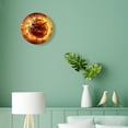 thumbnail image 4 of 12 Inch Wall Clock Battery Operated Silent Clock Decorative for Office, Kitchen, Outdoor, Living Room，Basketball Abstract Sport Colorful, 4 of 5