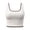 C-White86, variant on DHFJKG Sports Camisole Women Summer Cropped Tank Top Sports Workout Color Block Sleeveless Shirts Fitted Stretchy Yoga Gym Running Versatile Tops