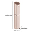 thumbnail image 3 of WIFKLSIIPG Nouveau Rasoir Électrique pour Femmes Rasage Sourcils Taille Rouge à Lèvres Machine Épilation Type C Ensemble de Rasoir Rechargeable, 3 of 7