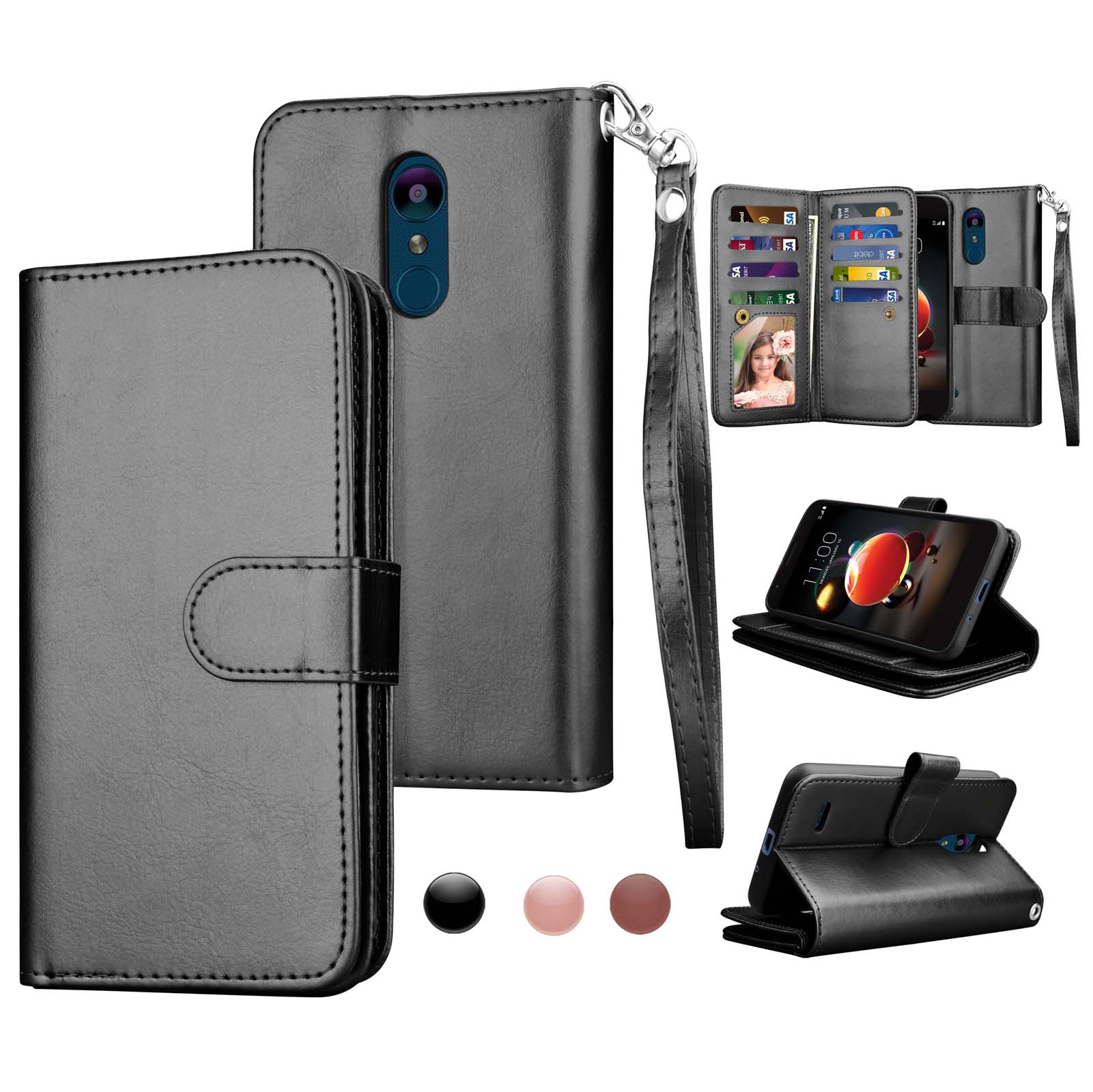 Phoenix 4 Zone 4 LG K8+ Plus LG Aristo 2 Rebel 3 LTE Risio 3 K8S LG Tribute Empire bird Phone wallet for LG Aristo 3 Tribute Dynasty Phoenix 3,Fortune 2 Phone wallet Rebel 4