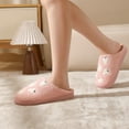 thumbnail image 6 of BERANMEY Halloween Slippers for Women Perfect Soft Plush Comfy Warm Slip-On Cute Womens Slippers Indoor Fluffy House Slippers for Women and Men Non-slip Fuzzy Flat Slides, 6 of 8