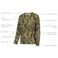 thumbnail image 4 of Bassdash FS13M Men's Hunting Camo Performance Long Sleeve Shirt Fishing UPF50+, 4 of 7