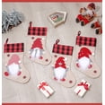 thumbnail image 3 of gnomos 3D únicos, medias de Navidad de Papá Noel, chimenea, medias colgantes para decoraciones de Navidad, adornos navideños familiaresA1PCS, 3 of 5