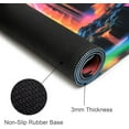 thumbnail image 3 of Simpkeely Large Fantasy Waterfall Gaming Mouse Pad - Blacklight Waterproof Glowing Desk Mat, 31.5" x 11.8" Extended Non-Slip Rubber Base for Office & Home, 3 of 8