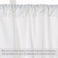 thumbnail image 2 of DriftAway  Velvet Room Darkening Rod Pocket Tie Up Valance Light Ivory, 2 of 7