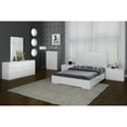 thumbnail image 7 of Whiteline Modern Living White Anna Contemporary High Gloss Lacquer Bed - Full, Slat Kit Included, 7 of 7