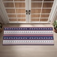 thumbnail image 2 of Dark Blue Christmas Reindeer and Donkey Pattern Door Rugs,Washable Non Slip Door Mats Indoor,Decorative Door Mats,Entry Mat Indoor for Entrance,Bedroom,Kitchen,Bathroom,16"x47", 2 of 6