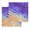 Purple Ombre, variant on Teal Ombre Coastal Kitchen Dish Towels for Drying Dishes Set of 3, Summer Nautical Beach Ocean Seaside Waffle Weave Microfiber Hand Tea Bathroom Towels Quick Dry & Absorbent Towel 12x12