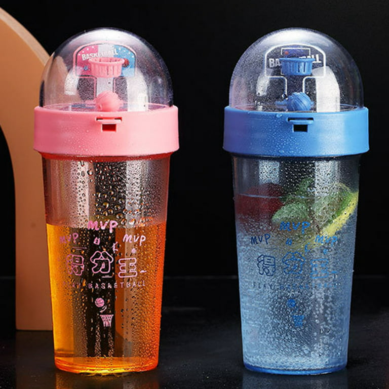 Basketball Glitter Sport Water Bottle. Stainless Steel Cup. 