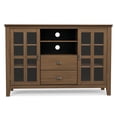thumbnail image 5 of Simpli Home Artisan 53 inch Wide Solid Wood Tall TV Stand in Rustic Natural Aged Brown For TVs up to 60 inches, 5 of 11