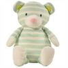 Manhattan Toy Pattern Plush - Bear (Mint Green Stripe)