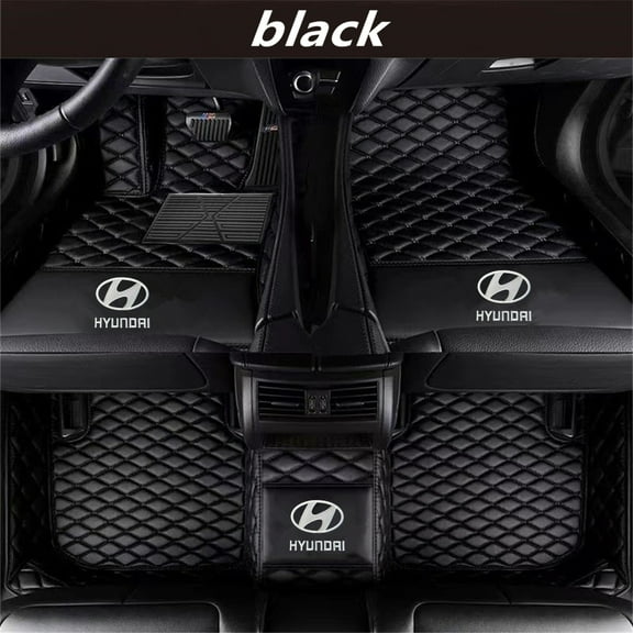 QUUFAA Car Floor Mats Custom Fit For Hyundai Equus 2009-2016 Year Floor Liner Floor Mats Carpets Car pads Auto Mats