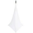 thumbnail image 2 of Two-Pack Three Side Speaker Stand Cover Scrim - White, 2 of 3