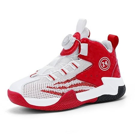 Hicooer JOINFUN Boys High Top Sneakers Basketball Shoes Breathable Lightweight Running Shoes for Kids Fashion School Shoes Little Kids/Big Kids