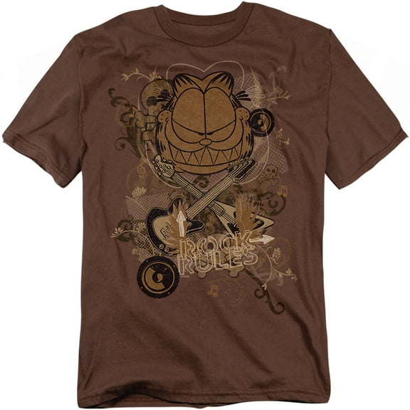 Garfield T-Shirt Rock Rules Unisex Graphic Tee For Men & Women