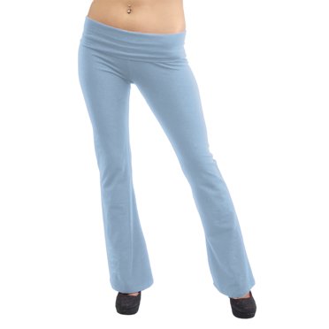 Vivian's Fashions Yoga Pants - Full Length, Misses Size (Green, XXS