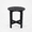 Black, variant on Round Outdoor Side Table, Patio Garden Stool Coffee End Table Nightstand for Small Spaces, Living Room, Front Porch, Poolside