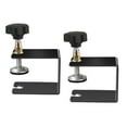 thumbnail image 3 of yotijay 2 Pieces Drawer Fixing Clips Stable Clamping Hardware Tables Desk Mount Woodwork Black, 3 of 9