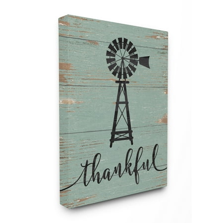 The Stupell Home Decor  Collection Thankful Vintage 