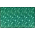 thumbnail image 4 of Drymate Pet Bowl Placemat, Dog & Cat Food Feeding Mat - Absorbent Fabric, Waterproof Backing, Slip-Resistant - Machine Washable/Durable (12” x 20”) (Drizzle Green), 4 of 5