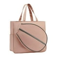 thumbnail image 4 of yotijay Tennis Tote Bag Fitness Large Detachable Racquet Cover Duffle Bag Racket Bag pink, 4 of 8