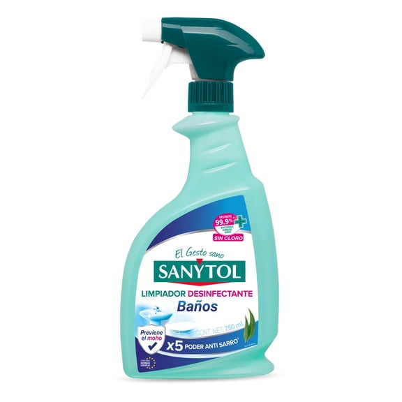 Limpiador desinfectante Sanytol para baños de 750 ml