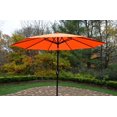 thumbnail image 2 of Outdoor Patio Market Umbrella with Hand Crank and Tilt - 9' - Tangerine Orange, 2 of 3