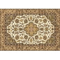 thumbnail image 1 of Ahgly Company Indoor Rectangle Medallion Brown Traditional Area Rugs, 2' x 5', 1 of 4