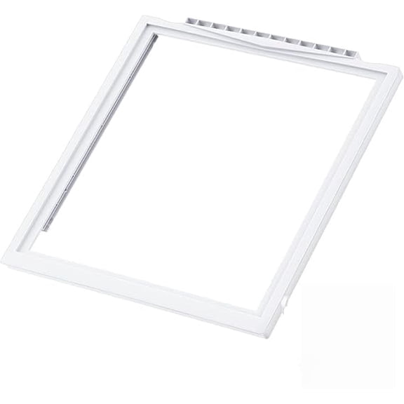 UPGRADED 241969501 Refrigerator Shelf Frame without Glass – Compatible with Frigidaire Refrigerator Crisper Drawer Shelf Cover Replacement Parts for LFSS2612TF0, FGHS2631PF4A, FFSS2615TS0