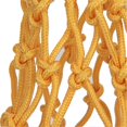 thumbnail image 2 of Hanging Feeding Net Bag Poultry Fruit Holder Chicken Cabbage Feeder Treat Feeding Tool for Parrot Rooster Hen(Yellow Net +Fruit Fork with Chain ), 2 of 2