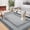 Gray, variant on QinaQin 10x13 FT Washable Rugs,Foldable Printed Rug Border Mat,Large Print Rug Non Slip Carpet for Living Room Office,Gray-Blue