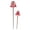 C, variant on Luminous Metal Spotted Mushroom Garden Stake Ornament Waterproof Outdoor Yard Patio Landscape Decor Light