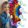 thumbnail image 3 of Blackout Kids Curtains,Colorful Tie Dye Floral Mandala Pattern Childrens Insulated Curtains Set Of 2,Bedroom Essentials,Toddler Room Decor 42"x63", 3 of 5