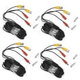 thumbnail image 4 of Cable de extensión BNC Vídeo Power para cámara de seguridad 4 piezas Jadeshay Negro, 4 of 8