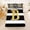 Black White B, variant on Erosebridal Cartoon Initial L Twin Sheet Sets for Girl, Stripes Lines Bedding, 3pcs