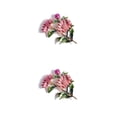 thumbnail image 3 of Jumpingount Broche de flor estética, elegante, bonito, fecha, broche de pecho, aniversario, cumpleaños, vacaciones, joyería de moda, regalo femenino Rosado 2piezas Jumpingount CBP233124, 3 of 6