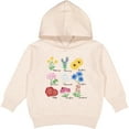 thumbnail image 2 of Inktastic Wild Flower Chart Toddler Hoodie, 2 of 4