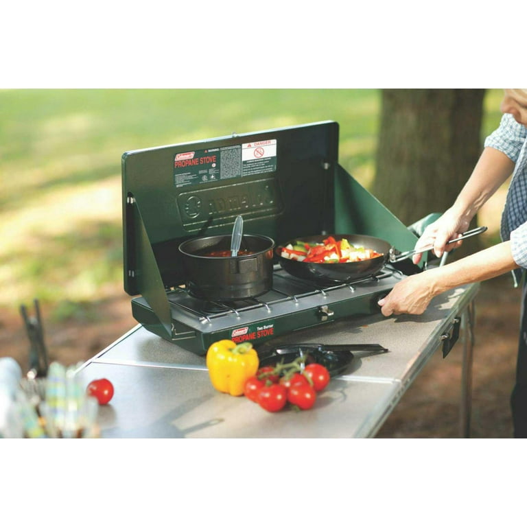 Coleman 2-Burner Propane Camp Stove for Outdoor Cooking
