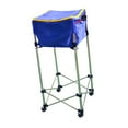 thumbnail image 1 of QualitChoice Chariot pour Balles de Tennis Tient 150 Balles de Tennis Amovible Bleu avec Balles Chariot Roues de Tennis Bleu 76-96 cm, 1 of 6