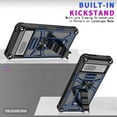 thumbnail image 4 of FIEWESEY for Google Pixel 7 Pro Phone Case,Military Grade Anti-Drop Shockproof Armor Protection Case Built-in Kickstand Cover for Google Pixel 7 Pro (Blue), 4 of 6