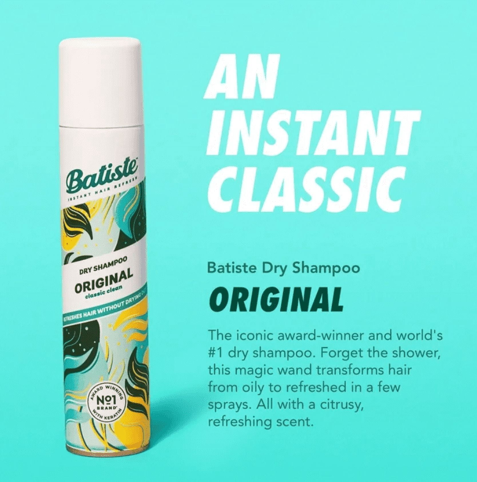 Batiste Original Fragrance Dry Shampoo & Sweat Activated Dry Shampoo Set, 3.81 oz each