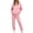 26# Pink, variant on Women's Pullover Hoodie Sweatsuit 2 Piece Set Long Sleeve Hooded Sweatshirt Straight Leg Sweatpants Athletic Jogging Tracksuit with Pockets Hot Pink S