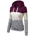 thumbnail image 2 of Doublju Women's Basic Lightweight Pullover Pocket Hoodie Sweatshirt with Plus Size, 2 of 3