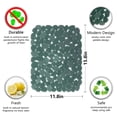 thumbnail image 3 of SPOORYYO 1 Pack Sink Mat for Stainless Steel and Porcelain Sinks, PVC Dish Drying Mat Kitchen Sink Protector with Pebble Design, Fits Bottom of Sink, Dark Green, 15.8 x 12 Inch, 3 of 6