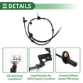 thumbnail image 4 of Unique Bargains ABS Wheel Speed Sensor Rear Right ABS Sensor Anti-lock Braking System Sensor No.599303X500 for Hyundai Elantra 2013-2014, 4 of 7