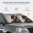 thumbnail image 4 of Daiia Fantasy Wizard Dog Art 2PCS Car Windshield Sun Shade, Foldable Sun Shield for Car Front Window, Auto Sun Blocker Visor Protector Universal for Truck SUV Pickup-Medium, 4 of 7