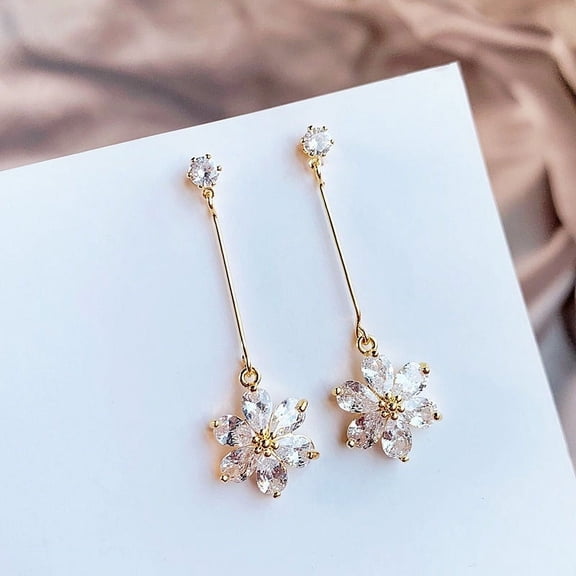 Dainty and Classic Long Drop Earrings for Women